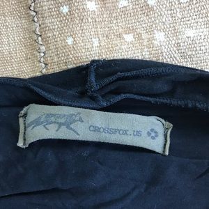 Crossfox Tattered Black Dress